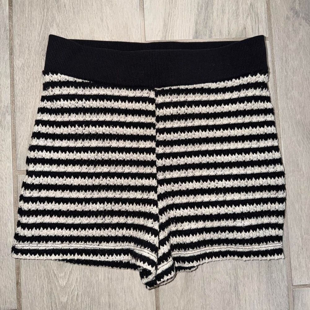 Nasty Gal Crochet Striped Shorts - Size 6